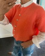 Moda Italia, prachtig kid mohair oranje vestje, one size, Ophalen of Verzenden, Nieuw, Maat 38/40 (M), Oranje