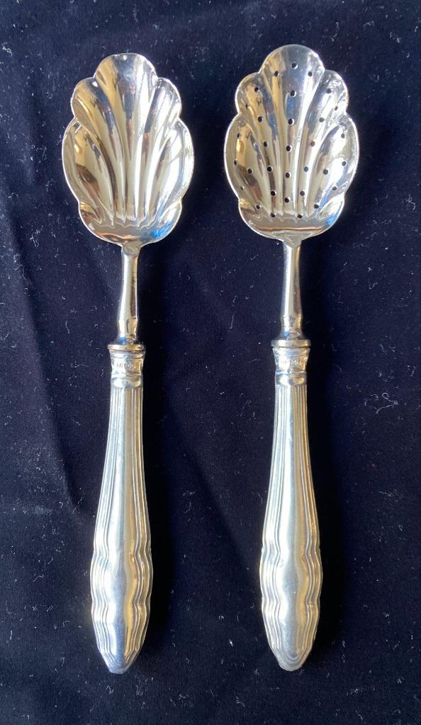 Zilveren suikerstrooilepels, Antiek en Kunst, Antiek | Goud en Zilver, Zilver, Ophalen of Verzenden