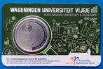 Wageningen Universiteit Vijfje 2018 BU-kwaliteit in coincard, Postzegels en Munten, Munten | Nederland, Ophalen of Verzenden, Koningin Beatrix
