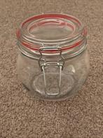 Weckpot / Voorraadpot glas, Huis en Inrichting, Ophalen of Verzenden, Zo goed als nieuw, Glas, Pot, Bus of Blik