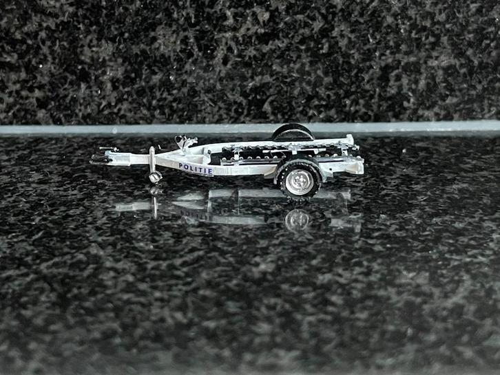 Resin bouwpakker trailer boottrailer aanhanger kar 1:87 H0, Hobby en Vrije tijd, Modelauto's | 1:87, Nieuw, Verzenden