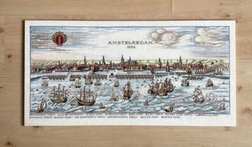 Borduurwerk, naar prent, Rosenstand, Amsterdam, vintage beschikbaar voor biedingen
