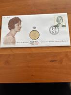 Speciale uitgave over koningin Astrid België, Met envelop, Staatshoofden, Ophalen of Verzenden, Gestempeld
