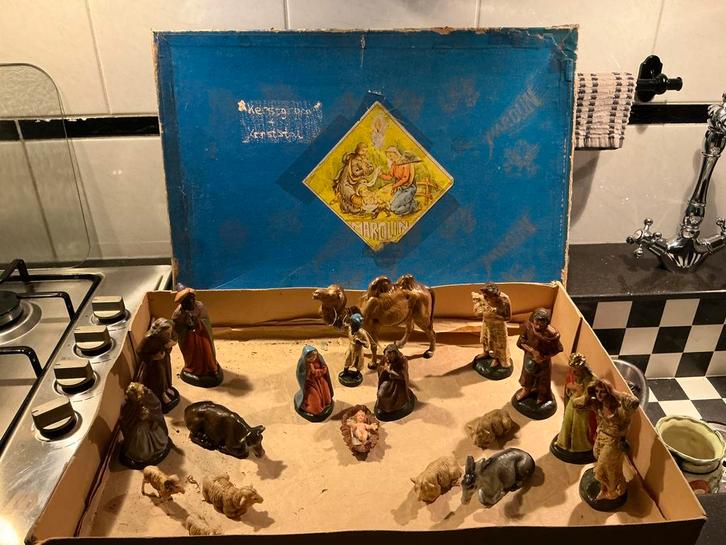 Marolin kerstgroep, Diversen, Kerst, Gebruikt, Ophalen of Verzenden