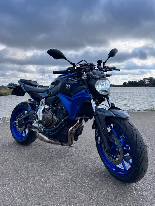Yamaha MT-07 vol vermogen Akrapovic UNIEK!, Motoren, Onderdelen | Yamaha, Gebruikt, Ophalen