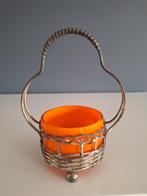 Art Deco mandje (powolny bohemen), Antiek en Kunst, Antiek | Glas en Kristal, Ophalen of Verzenden