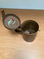 Koperen spaarpot en 2 bellen, Ophalen of Verzenden, Koper