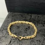 14 karaats gouden koningschakel armband prachtig, Sieraden, Tassen en Uiterlijk, Armbanden, Ophalen of Verzenden, Nieuw, Goud