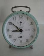 Vintage Mintgroene Wekker, Antiek en Kunst, Ophalen of Verzenden