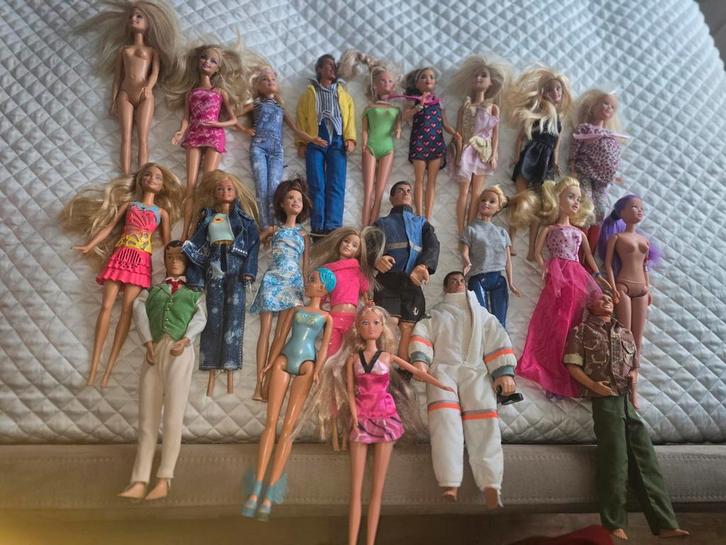 Verzameling barbie ken poppen, Verzamelen, Poppen, Gebruikt, Pop, Ophalen of Verzenden