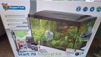 Complete SuperFish Start 70 zwart, Dieren en Toebehoren, Vissen | Aquaria en Toebehoren, Ophalen, Gebruikt, Leeg aquarium