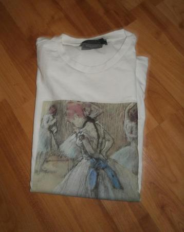Fijn Art T-shirt mt S valt als M/L (Edgar Degas) in goede st beschikbaar voor biedingen