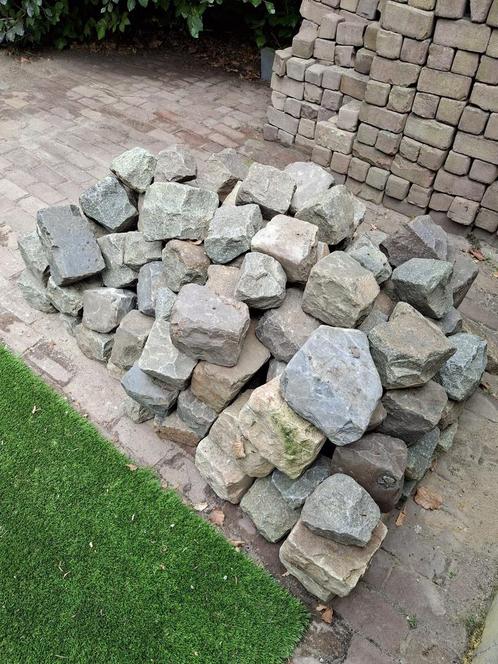 partij keien (ongeveer 100 stuks), Tuin en Terras, Grind, Keien en Split, Gebruikt, Kei, Multi, Overige materialen, Ophalen