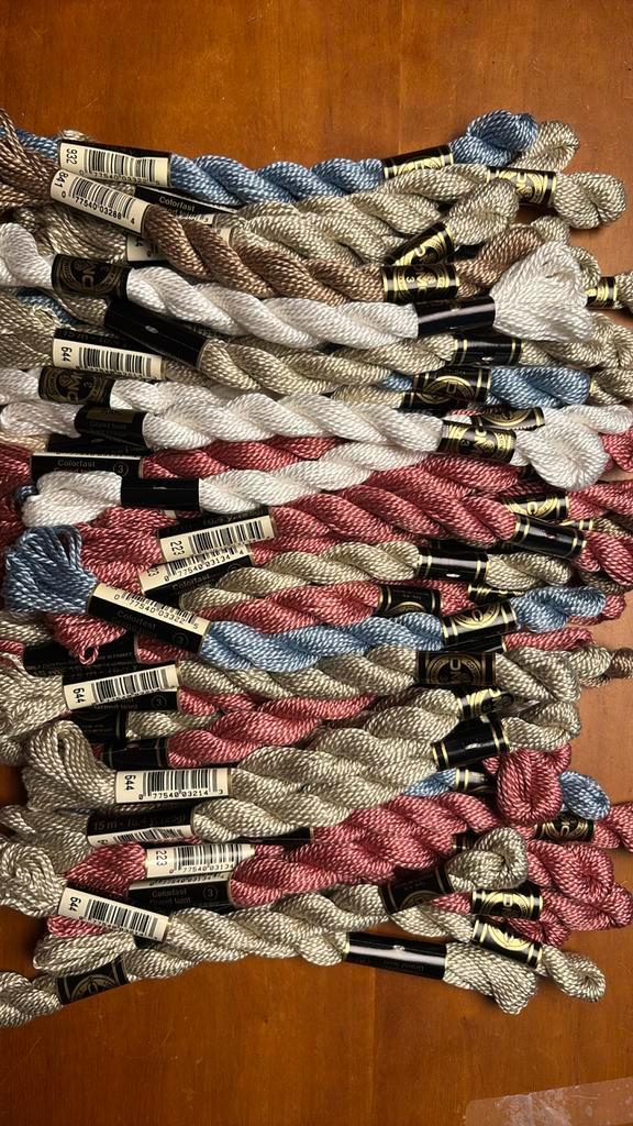 DMC perlé borduurkatoen, dikte 3, 5 gram streng, Hobby en Vrije tijd, Borduren en Borduurmachines, Nieuw, Borduurgaren of Zijde