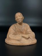 Art Deco beeld terracotta Frans antiek Gaston Hauchecorne, Ophalen of Verzenden