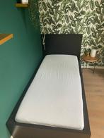 IKEA bed MALM, zwart-bruin éénpersoons, Huis en Inrichting, Slaapkamer | Bedden, Ophalen, 90 cm, Eenpersoons, Zwart