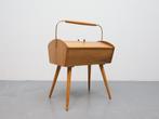 Vintage naaidoos | Noten | Messing, Huis en Inrichting, ., Ophalen of Verzenden, Zo goed als nieuw, .