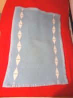 Vintage blauw babydekentje van dralon merk AaBe, Ophalen of Verzenden, Deken, Zo goed als nieuw, 100 cm of meer