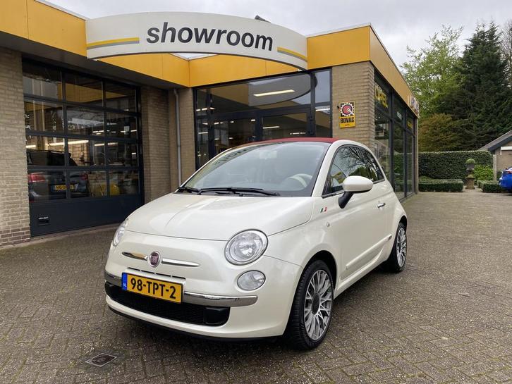 Fiat 500C 1.2 Lounge Cabrio Airco (bj 2012), Auto's, Fiat, Bedrijf, Te koop, 500C, ABS, Airbags, Airconditioning, Alarm, Bluetooth