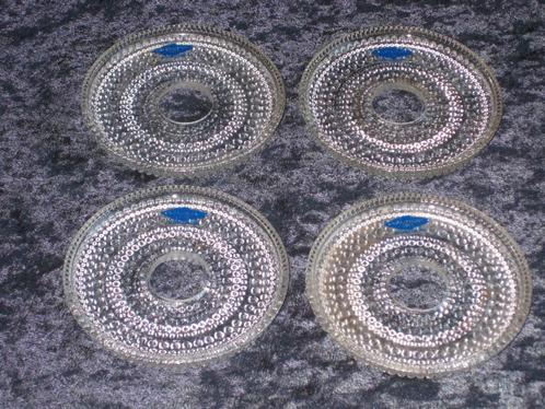 Nuutajärvi Finland Kasthelmi Candle Holders 4x Oiva Toikka, Antiek en Kunst, Antiek | Glas en Kristal, Ophalen