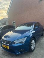 Seat Leon 1.2 TSI style bns 77KW DSG 2014 Blauw, Auto's, Euro 5, 4 cilinders, 610 kg, Leder