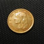 Wilhelmina 10 gulden tientje 1897 Doublé goud verguld naslag, Verzenden, Goud, Koningin Wilhelmina, Losse munt