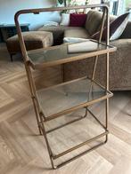 Messing Vitrinekastje met Glas - Ophalen, Huis en Inrichting, Ophalen, Minder dan 55 cm, Gebruikt, Vintage Klassiek