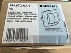 Geberit bedieningspaneel mat chrome, Ophalen of Verzenden, Nieuw, Toilet