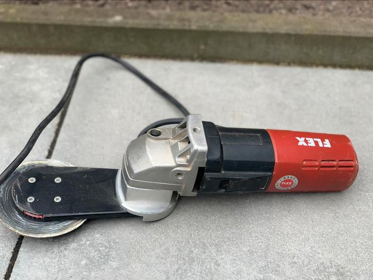 Flex SFE 8-2 115 Valkschuurder Pinokkio 800 Watt, Doe-het-zelf en Verbouw, Gereedschap | Schuurmachines, Gebruikt, Bandschuurmachine