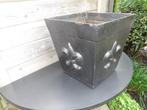 gietijzeren bloemenbak, Tuin en Terras, Ophalen, Gebruikt, Minder dan 30 cm, Vierkant