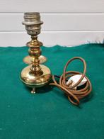 -	Lampenvoet vintage messing oud, Ophalen of Verzenden