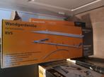 wandgaderobe met luxe glaspateau rvs kapstok nieuw, Wandkapstok, Nieuw, Ophalen of Verzenden, Minder dan 100 cm