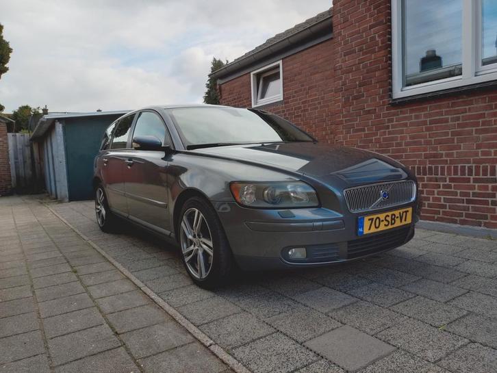 Volvo V50 2.4 140PK 2005 Grijs, Auto's, Volvo, Particulier, V50, Airbags, Airconditioning, Alarm, Android Auto, Centrale vergrendeling