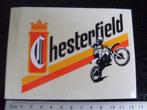 ruit sticker chesterfield logo motorcross motocross, Verzamelen, Stickers, Sport, Zo goed als nieuw, Verzenden