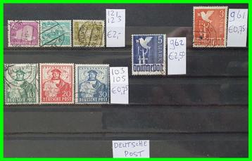 kavel Duitsland/Reich,DDR,Duitse Post/Berlijn  *23 beschikbaar voor biedingen