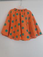 Rock and roll rokje oranje groene stippen onecsize fits all, Ophalen of Verzenden, Zo goed als nieuw