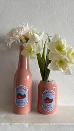 Fles en blik vaas Intratuin, Huis en Inrichting, Woonaccessoires | Vazen, Overige kleuren, Ophalen of Verzenden, Minder dan 50 cm
