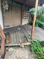 Bankirai vlonder 25 planken 14cm B,2cm dik, 240-340 cm lang, Ophalen, Gebruikt, Hout