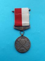 Oude medaille, Schutterij-leger- militairia. Met lint.1e pr, Ophalen of Verzenden, Landmacht, Nederland, Lintje, Medaille of Wings