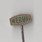 Werus Kettingzaag logo Gereedschap speldje, Gebruikt, Niet vindbaar, Niet vindbaar, Speldje of Pin