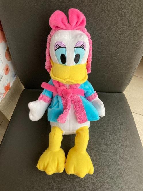Disney knuffel Katrien Duck met badjas, Verzamelen, Disney, Zo goed als nieuw, Knuffel, Donald Duck, Ophalen of Verzenden