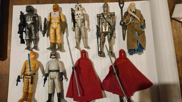Star wars vintage figuren kompleet met wapens beschikbaar voor biedingen
