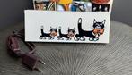 Vintage Retro Kinder Baby kamer Wand Lamp poes + kitten kat, Ophalen of Verzenden, Zo goed als nieuw, Lamp