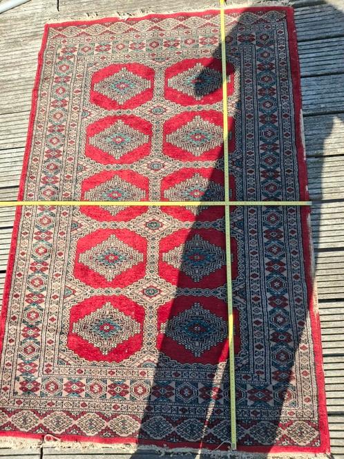 Vintage Perzisch Tapijt - Rood/Beige, Antiek en Kunst, Antiek | Kleden en Textiel, Ophalen of Verzenden