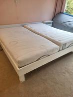 Bed 180x200 met elektrische Lattoflex lattenbodems, Ophalen, Gebruikt, Tweepersoons, 180 cm