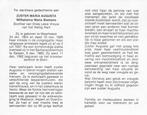 Biemans Wilhelmina 1904 Maarheeze 1982 Geleen zuster, Ophalen of Verzenden, Bidprentje