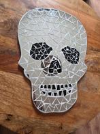 Mozaïek spiegel schedel - uniek decoratiestuk, Minder dan 50 cm, Gebruikt, Ophalen of Verzenden, Minder dan 100 cm