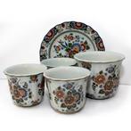 Set van 5 Delft Polychroom Holland Handwerk, Antiek en Kunst, Antiek | Keramiek en Aardewerk, Ophalen of Verzenden