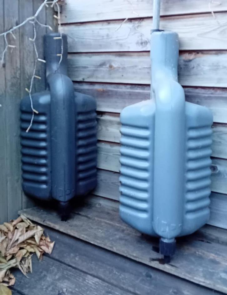 Curver regen opvangvat, Tuin en Terras, Regentonnen, Gebruikt, Kunststof, Minder dan 75 liter, Met kraantje, Ophalen