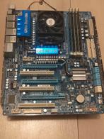 Gigabyte AM3 moederbord, Phenom II X4 965, 8GB DDR3, Gebruikt, DDR3, Ophalen of Verzenden, Socket AM3